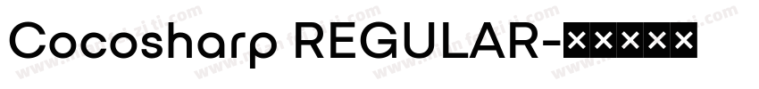 Cocosharp REGULAR字体转换